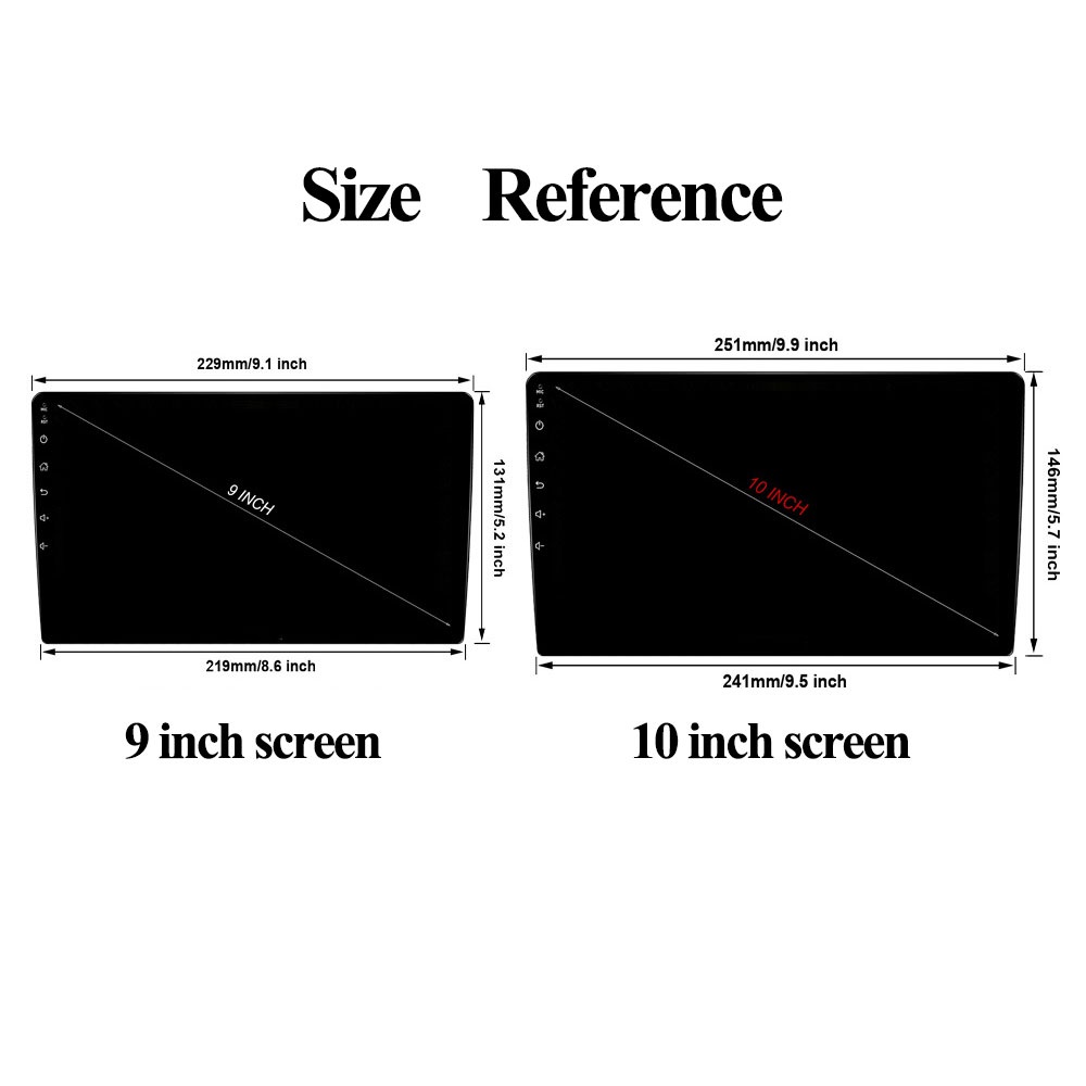 Khung Gắn Bảng Điều Khiển Âm Thanh / DVD / Radio / CD / DVD 10 / 9 / 7 inch Thông Dụng Cho Xe Hơi