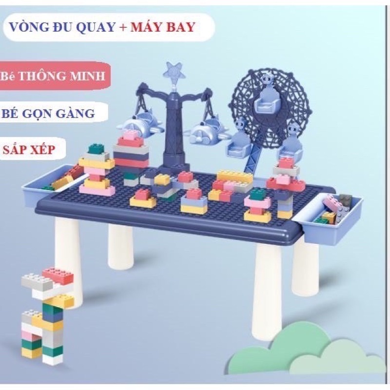 Bộ đồ chơi ráp hình 69 chi tiết cho bé trai và bé gái 3-5 tuổi