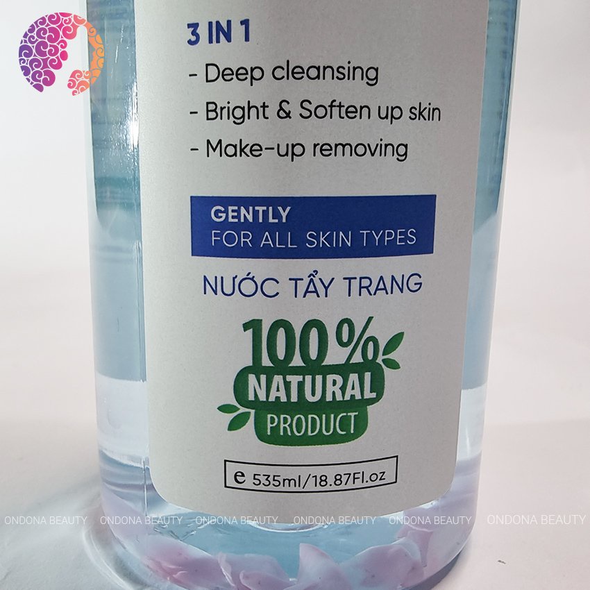 [SẠCH SÂU] TẨY TRANG Chiết Xuất 100% Thiên Nhiên Phù Hợp Mọi Loại Da GOLD BEE _ ONDONA BEAUTY