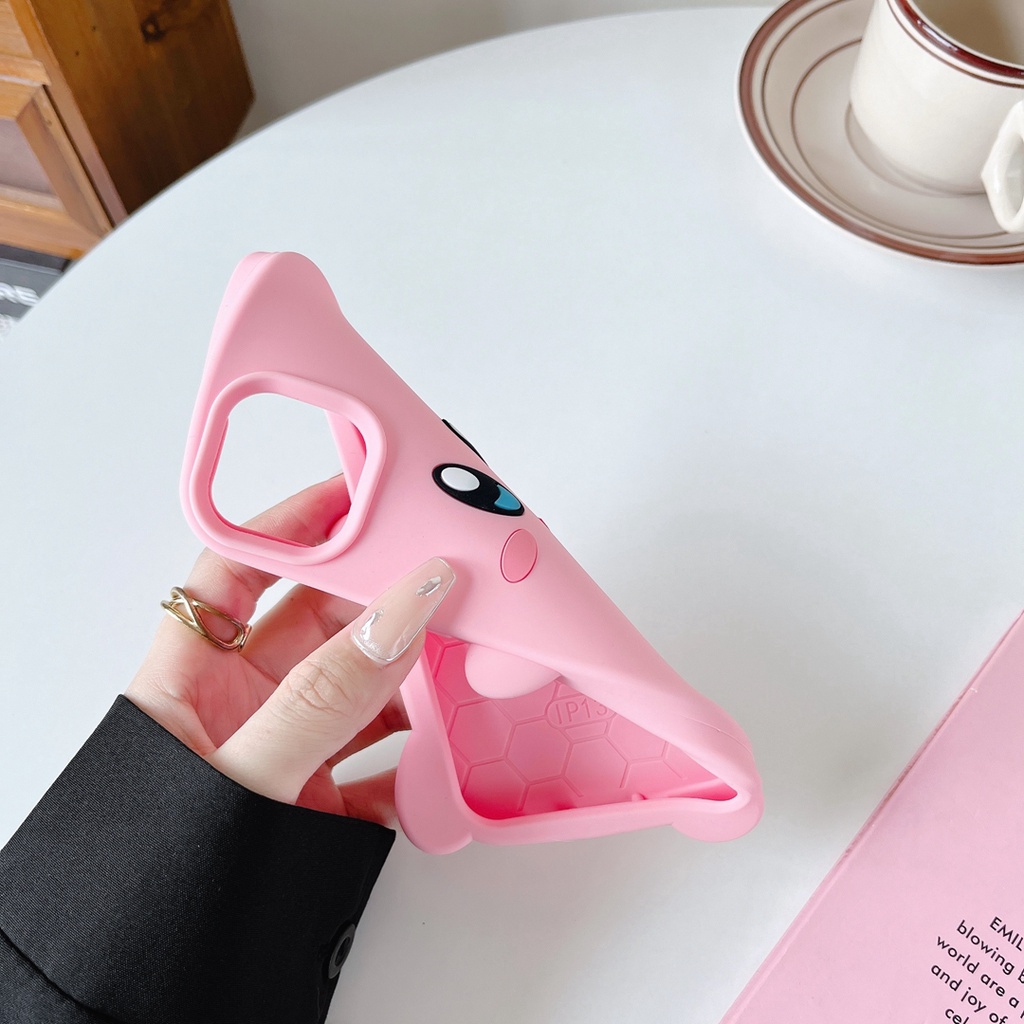 Ốp Điện Thoại Silicon Mềm In Hình Ngôi Sao kirby Cho Iphone 13 pro max 12 pro max 11 pro max xs max xr x