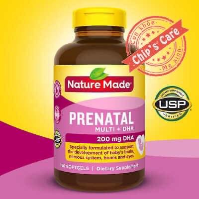 Vitamin Bầu Natures Made Prenatal DHA