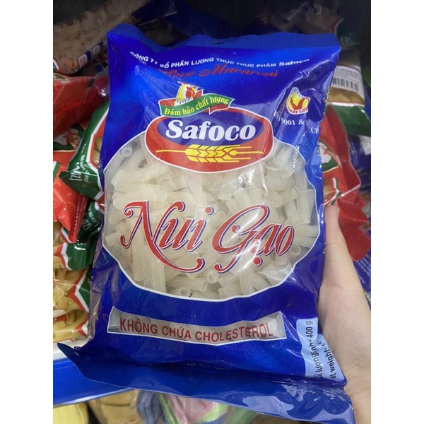 Nui safaco 400g, nui gạo , nui Meizan 400g,500g