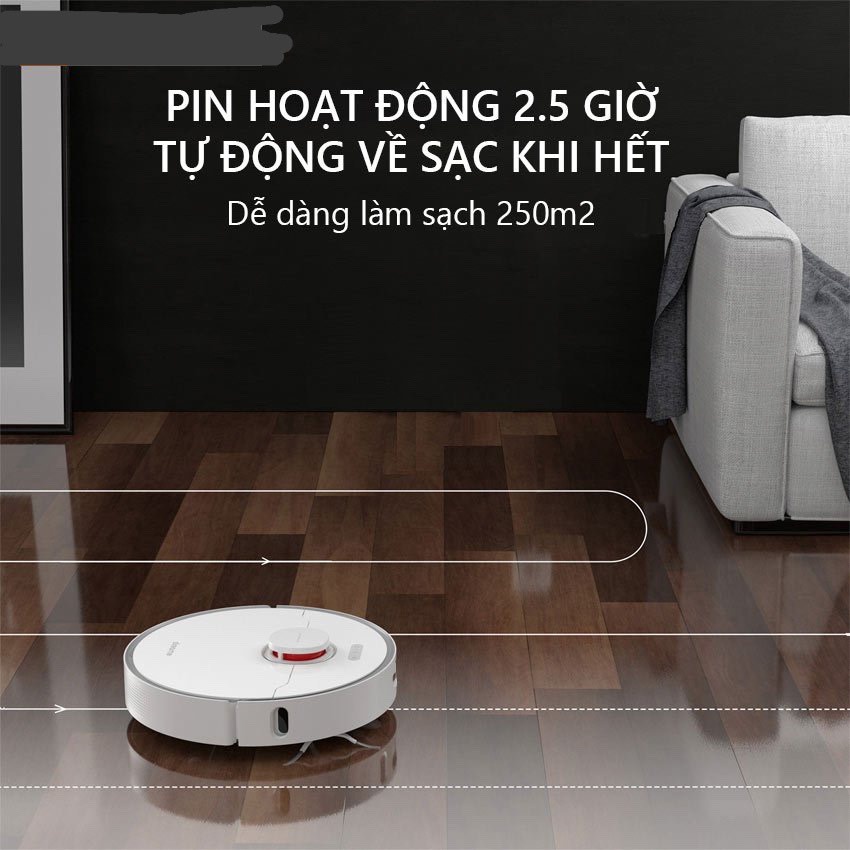 Robot Hút Bụi Lau Nhà Thông Minh Dreame D10 Plus - Pin 5200mAh - Bản Quốc Tế - BH 12 Tháng