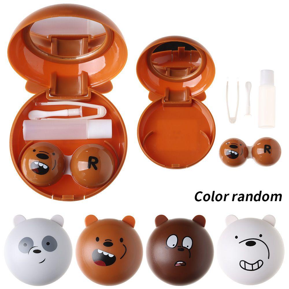 Hộp Đựng Kính Áp Tròng Mini Có Gương Soi Ốp