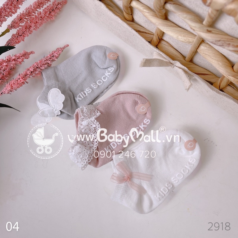 Set 3 đôi tất sơ sinh NEMO BABY 2918 (ship ngẫu nhiên)