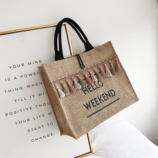 [HOT] Túi Cói HELLO WEEKEND Thời Trang Dành Cho Nữ