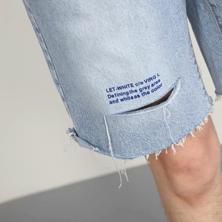 QUẦN SHORT RÁCH IN - CHẤT JEANS COTTON CO GIÃN