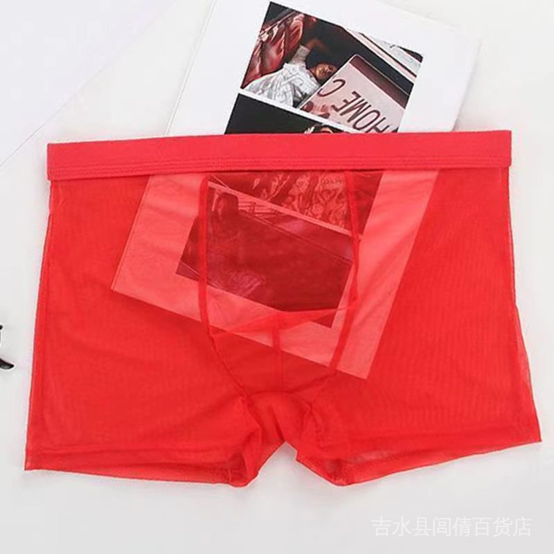 Quần Lót Lụa Lạnh Siêu Mỏng Trong Suốt Thoáng Khí Thời Trang Mùa Hè Cho Nam