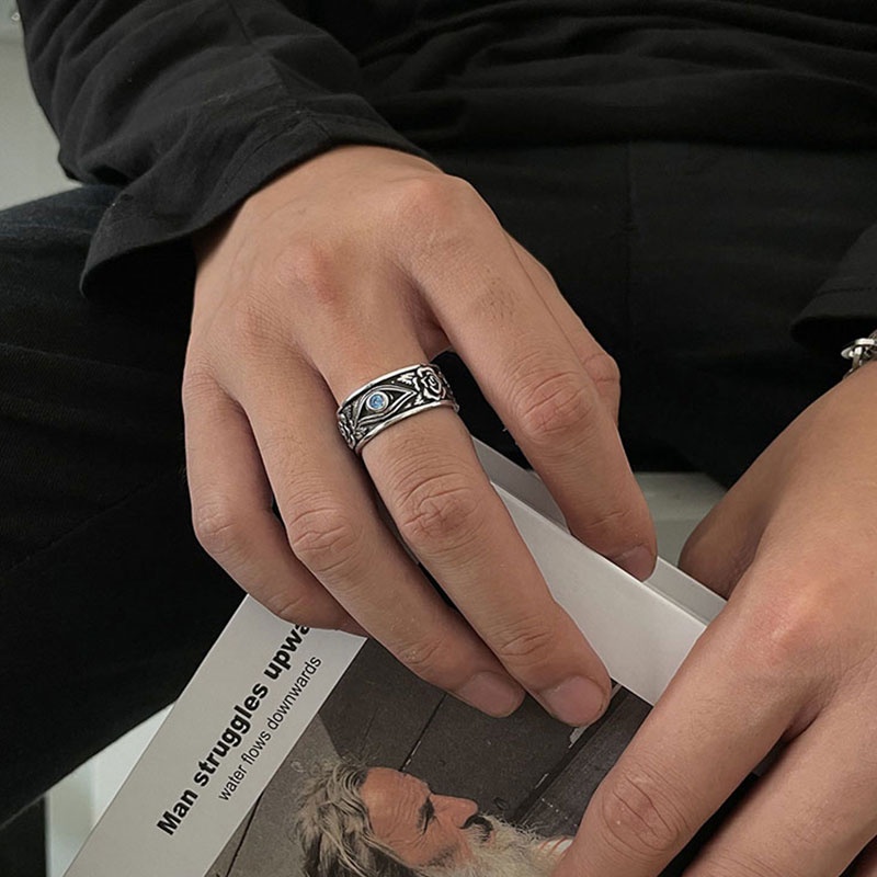 Nhẫn Hình Mắt Thời Trang Có Thể Điều Chỉnh Dành Cho Nam Và Nữ