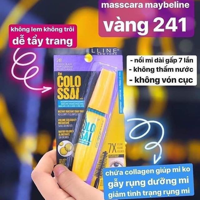 Mascara Maybeline Vàng 7X ( auth)