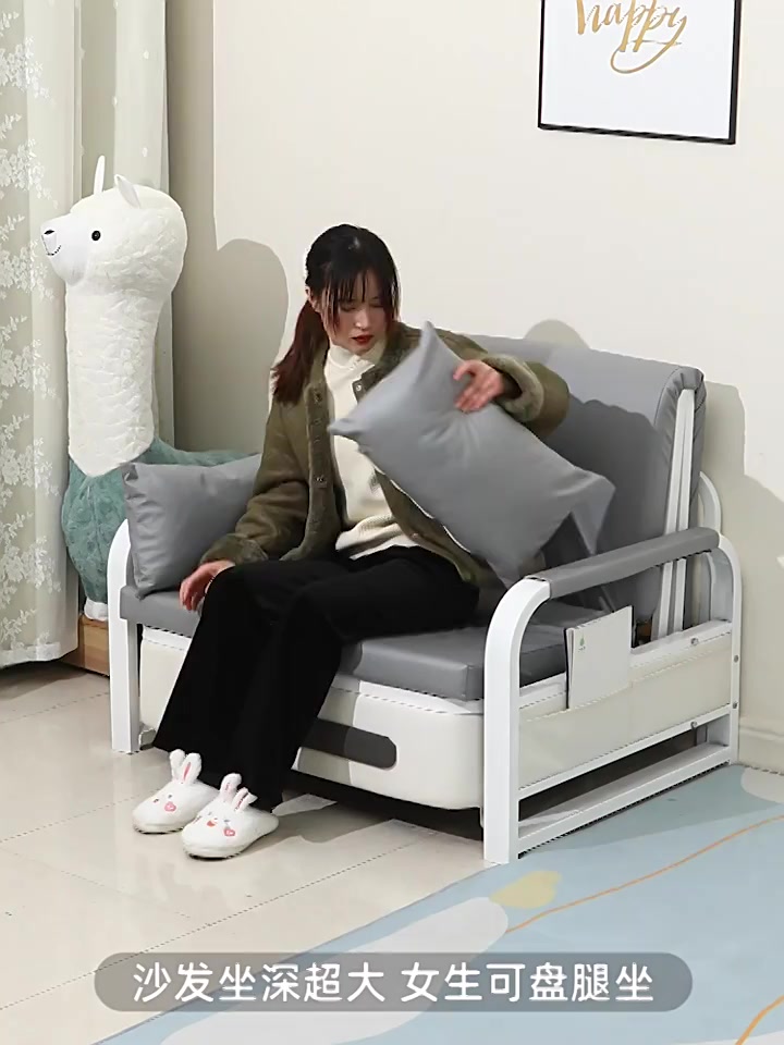 Giường sofa gấp gọn thành ghế đa năng bọc vải nano cao cấp,sofa giường thông minh gấp gọn thành ghế có hộc đồ | BigBuy360 - bigbuy360.vn