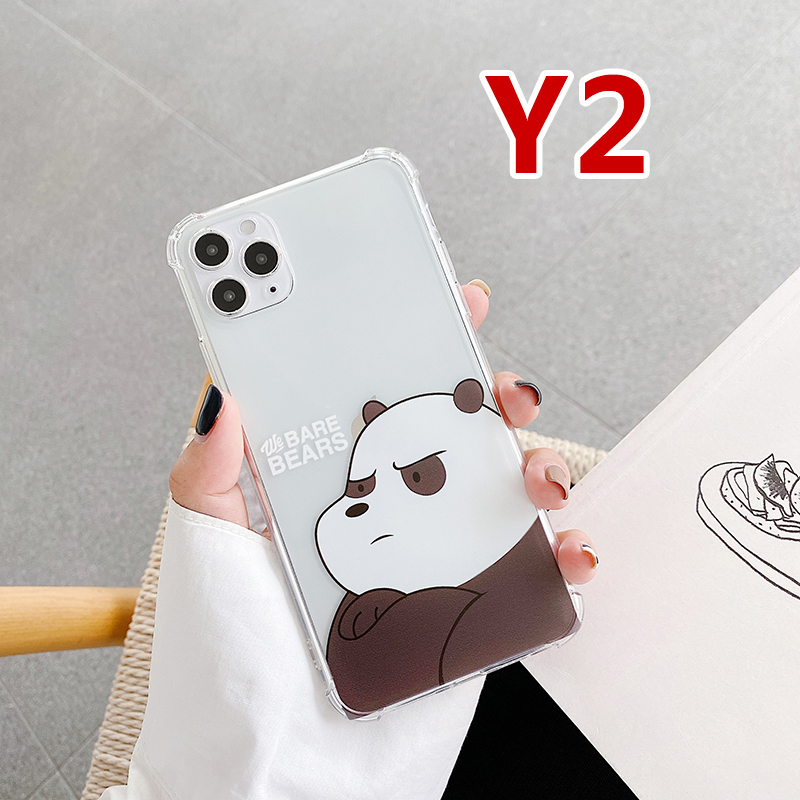 Ốp Điện Thoại Mềm In Hình We Bare Bears Đáng Yêu Cho Iphone 11 Pro Max Se 2020 6 6s 7 8 Plus Xr X Xs Max