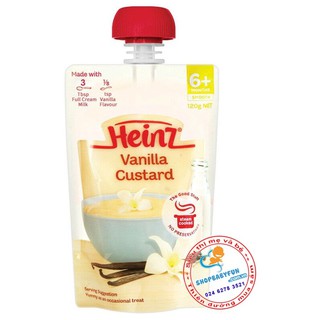 Váng sữa Heinz vị vani - 120g (dành cho trẻ trên 6 tháng tuổi)