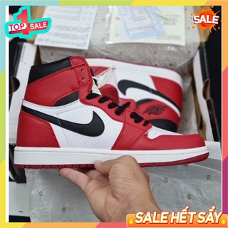 ⚡️full box⚡️jordan chicago trắng đỏ vạch đen -