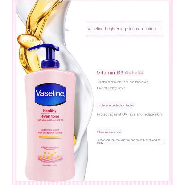 Lotion Vaseline Vaseline Cấp Ẩm Phục Hồi Nuôi Dưỡng Làm Trắng Da