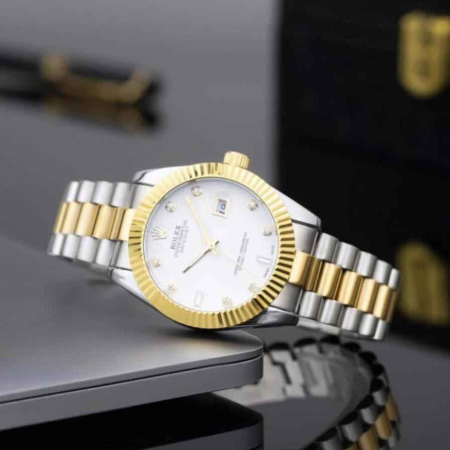 Đồng hồ nam Rolex - dâu kim loại màu denim kiểu dáng sang trọng - DH508 Ngọc trinh shop