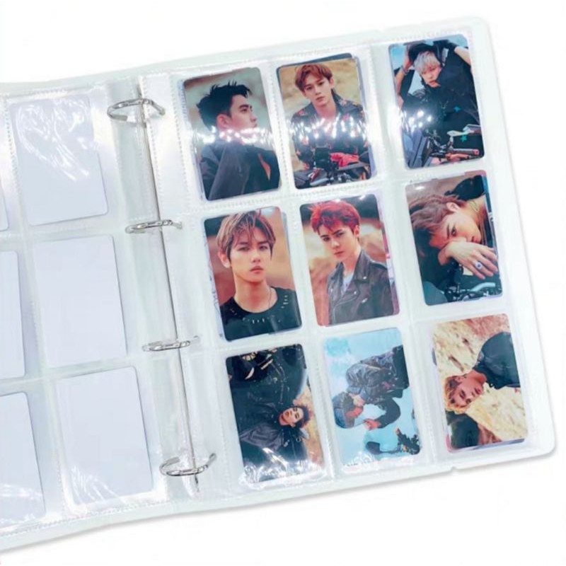 BINDER CÒNG CHỮ D - Bìa nhựa cứng đựng card, postcard,...