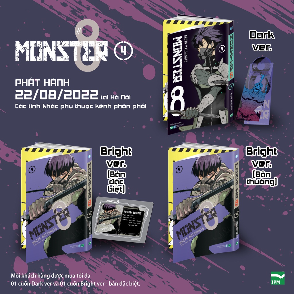 Truyện tranh Monster #8 - Tập 4 - Phổ thông, Dark Ver. , Bright Ver. - IPM