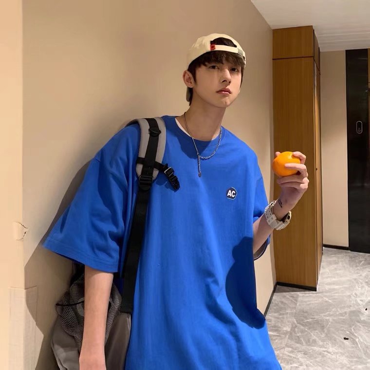 Áo Thun Tay Ngắn Size M-5XL Phong Cách Hàn Quốc Cho Nam