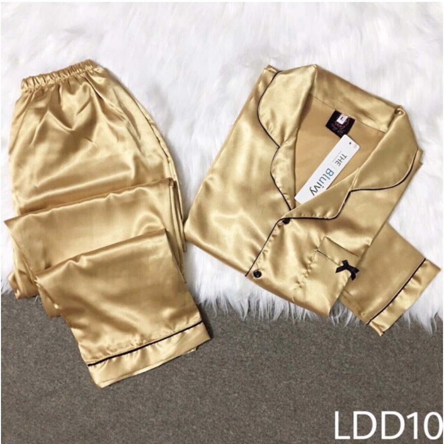 [Xả Kho Bán Lỗ] Bộ Đồ Pijama Nữ Phi Lụa Tay Dài Quần Dài Hàng VNXK Siêu Sang Kèm Hình Thật | BigBuy360 - bigbuy360.vn