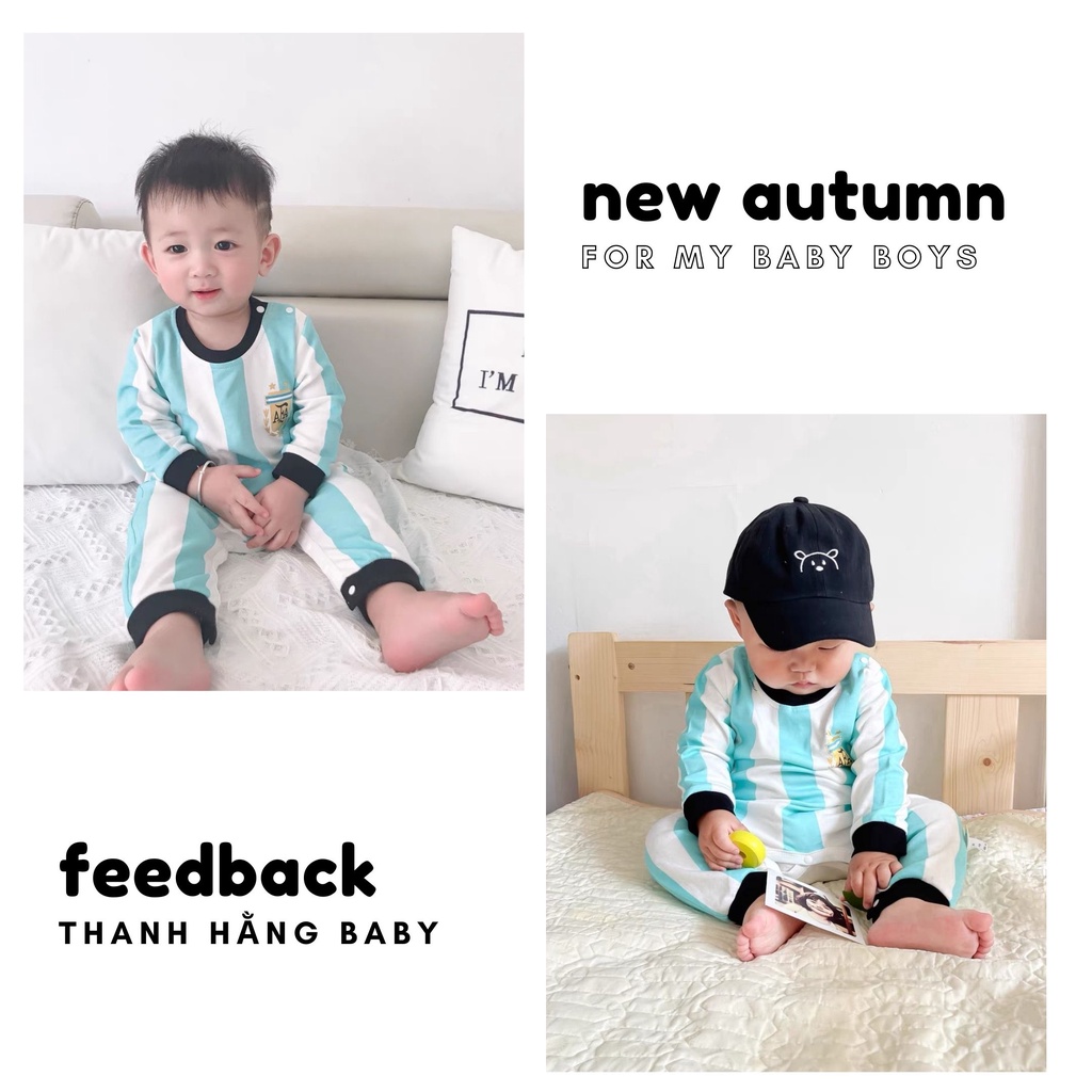 Body cho bé trai, set body cho bé Thanh hằng baby 5 đến 13 kg