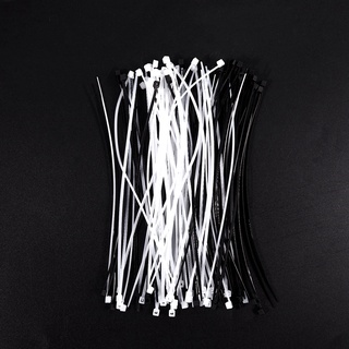 Set 100 Dây Rút 3mm x 150mm Màu Trắng Đen