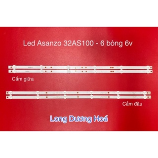 Bộ Led Tivi Asanzo 32AS100 32AT130 Cắm Đầu & Cắm Giữa (2 Thanh)