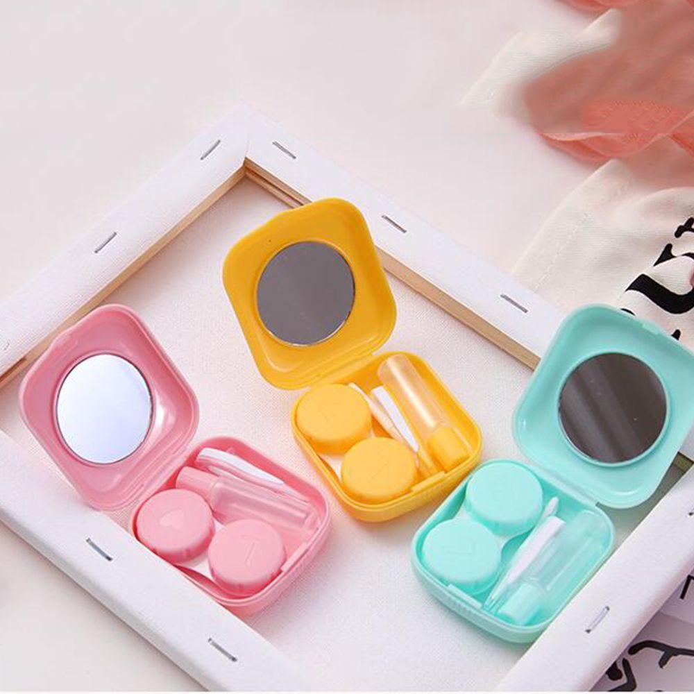 Hộp Đựng Kính Áp Tròng Hình Trái Cây Có Gương Tiện Dụng Ốp