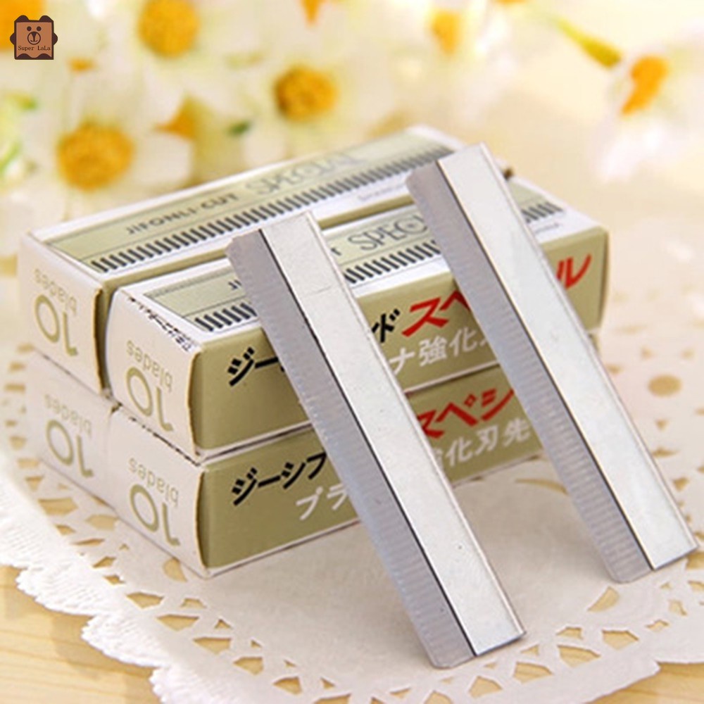 [Hàng mới về] Bộ 10 dụng cụ cạo lông mày không gây đau an toàn cho người mới bắt đầu