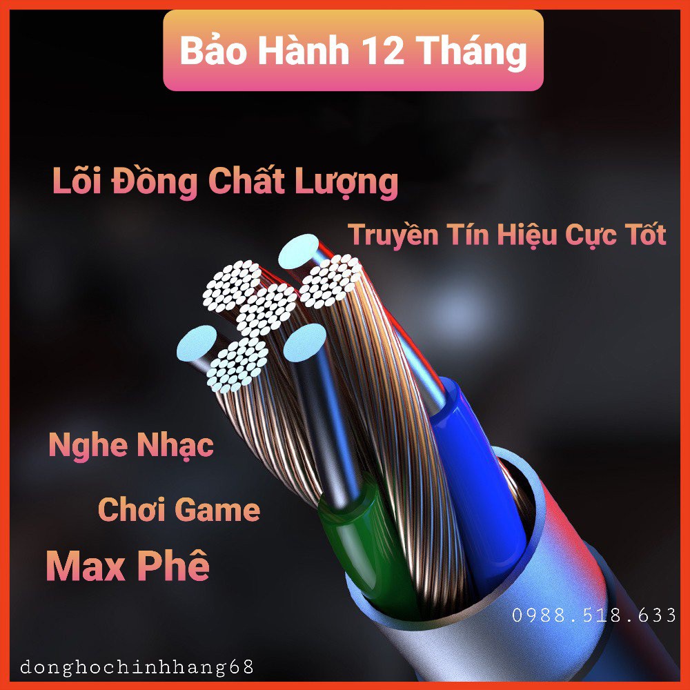 Tai Nghe Chơi Game Qkz Ak2 Pro , Tai Nghe Gaming Pubg Và Game Khác, Âm