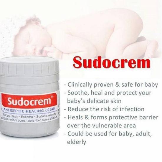 (hàng Mới Về) Kem Dưỡng Da Sudocrem 60gr / 125gr Trị Mụn Trứng Cá Và Vết Thương Cho Bé