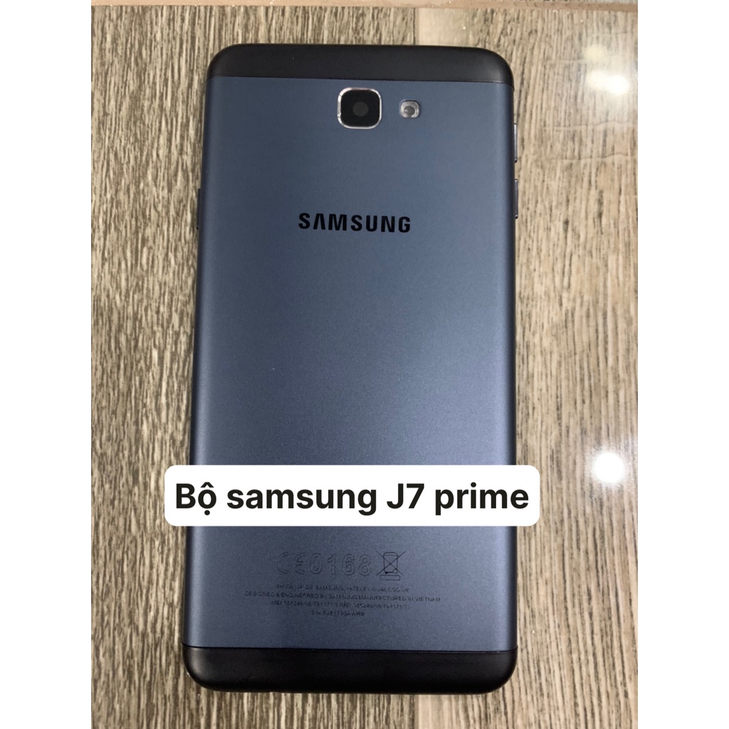 Bộ vỏ điện thoại zin hãng samsung J7 prime. gồm lưng, sườn, phím bấm, kính camera