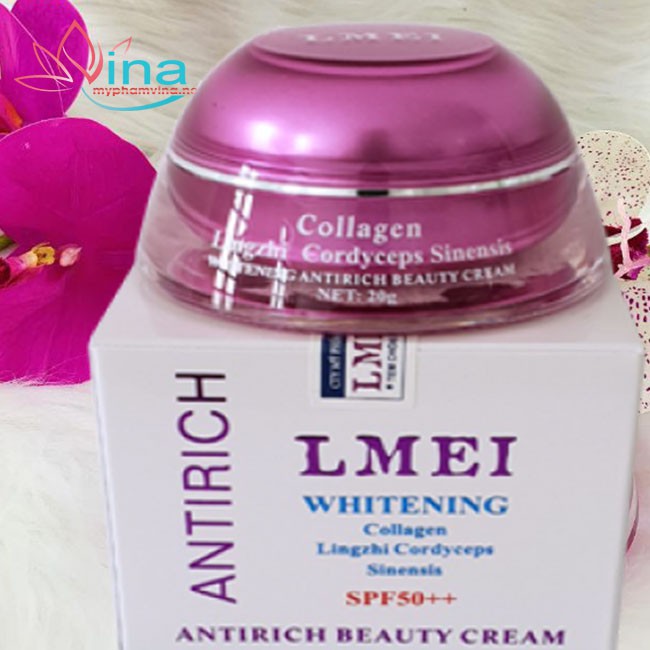 KEM DƯỠNG TRẮNG DA CAO CẤP LMEI TINH CHẤT COLLAGEN - LINH CHI - ĐÔNG TRÙNG HẠ THẢO 25gr