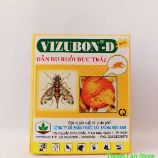 Thuốc Dẫn Dụ Diệt Ruồi Đục Trái VIZUBON-D ( hộp gồm 2 lọ 10ml )