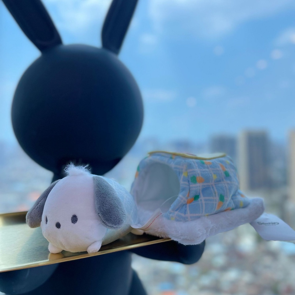 Sanrio Set 1 Thú Nhồi Bông Hình cinnamoroll kuromy kt pc melody Treo Túi Xách Cho Bé