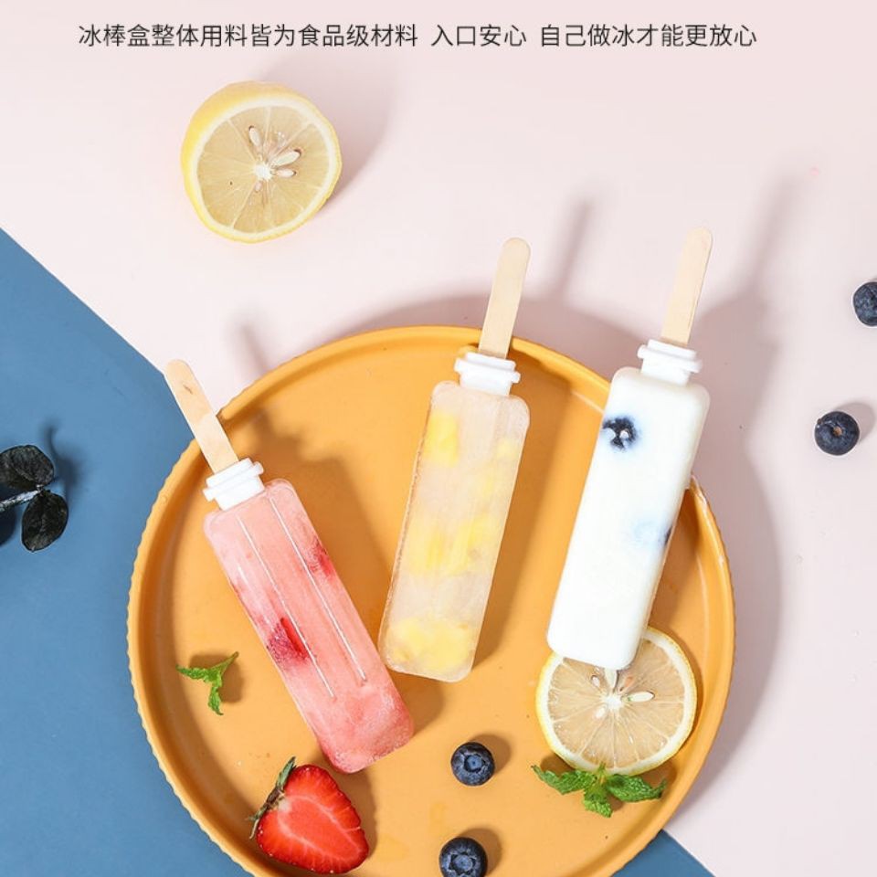 Khuôn làm kem que đông lạnh tự tại nhà để sorbet đá hộp nước khay