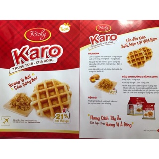 Bánh ruốc chà bông -richy- KARO 24 cái
