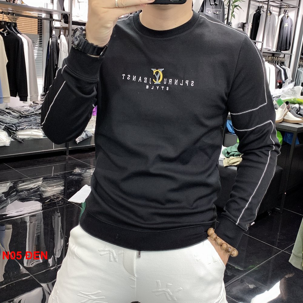 Áo Sweater nỉ nam - nữ unisex dài tay thu đông Sweater N05