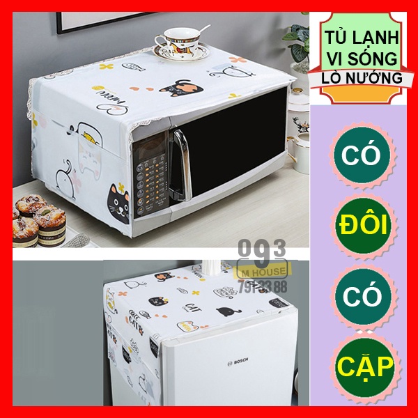 Tấm Che Bụi Hai Cánh Tủ Lạnh, Lò Nướng, Vi Sóng