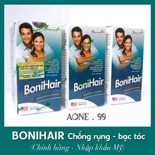 ✅ [CHÍNH HÃNG] BONIHAIR 30 viên - Không Lo Bạc Tóc, Rụng Tóc - MUA 6 TẶNG 1