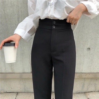 QUẦN TÂY LOE 2 NÚT LƯNG CAO