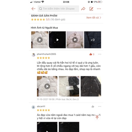 Áo phao béo đại hàn form rộng loại 1 Aimee closet (Ảnh thật)