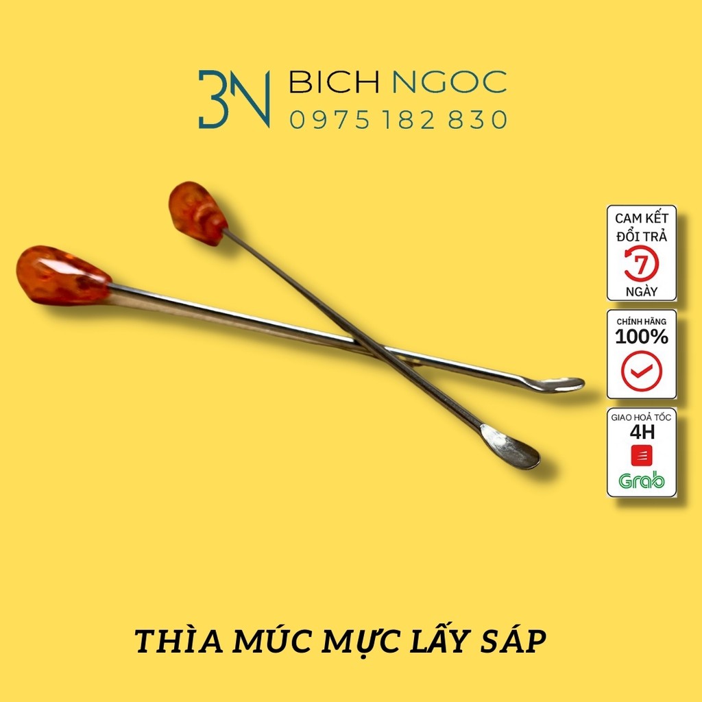 Thìa múc mực, lấy sáp/Dcxp Bích Ngọc