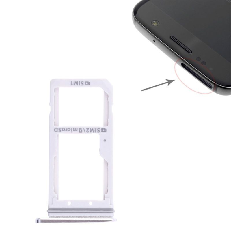 UTA ♥SIM Card Tray Dual Slot Holder Carrier Replacement Part for Samsung Galaxy S7 Edge/G935/Galaxy S7