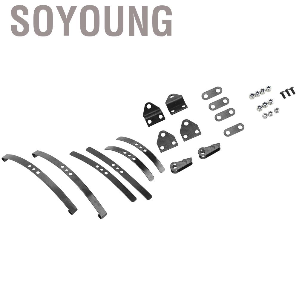 Bộ Phụ Kiện Phuộc Trước Bằng Thép Màu Đen Rc 1: 14 Cho Xe Tải Tamiya