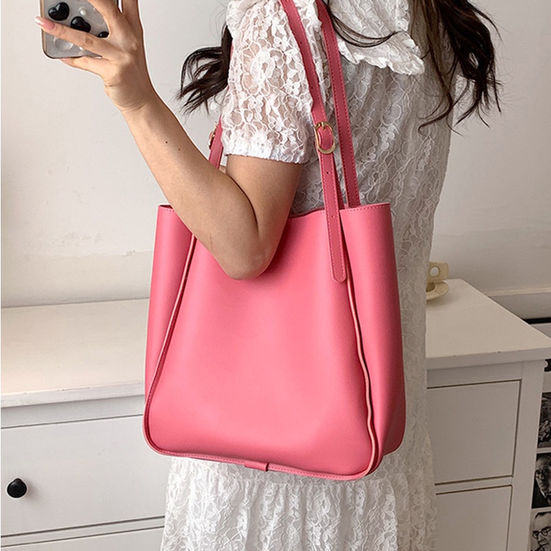 Túi Đeo Vai Cỡ Lớn Thiết Kế Đơn Giản Dễ Phối Đồ Thời Trang Cho Nữ