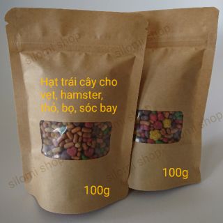 100g Hạt trái cây Thái Lan cho vẹt, thỏ, bọ ú, sóc bay, hamster