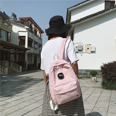 Cartoon Cute Briquettes Pendant Keychain Girl New INS Fashion Anime Bag Dust Clothes Hair Ball Accessories Female