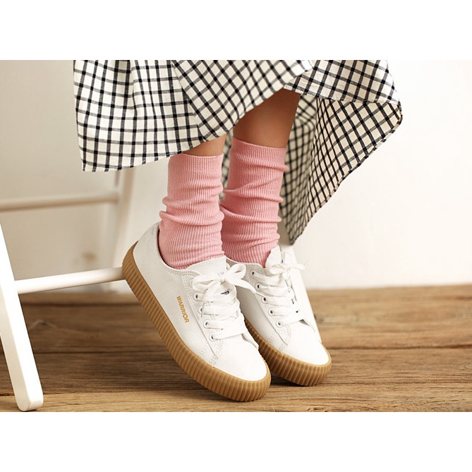 Vớ Tất cotton nữ cổ nhún đủ màu phong cách Hàn Quốc, trẻ trung, năng động.