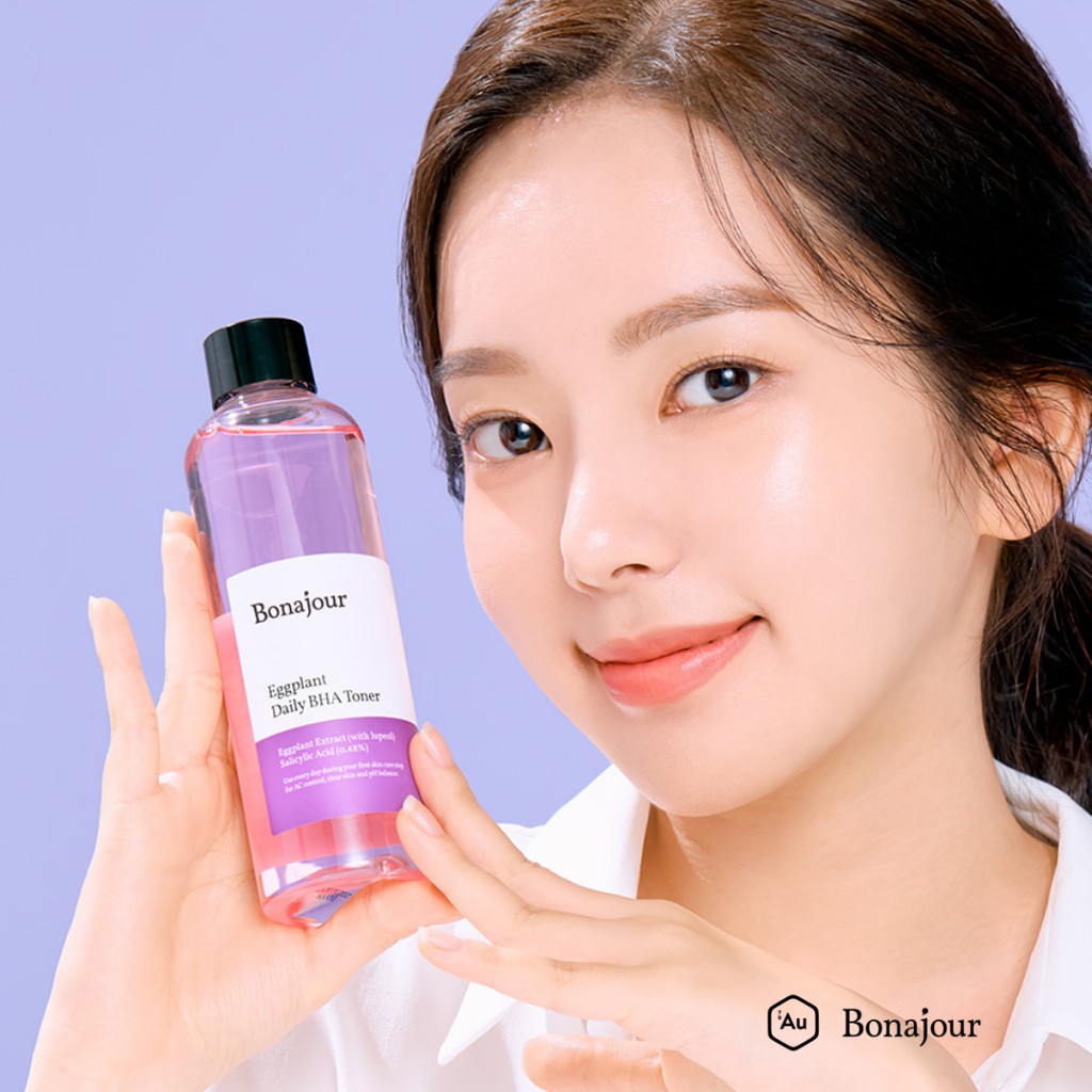 BONAJOUR | Toner BHA Hỗ Trợ Làm Sạch Da Chứa Cà Tím - Eggplant Daily BHA Toner 205mL [Hàng Chính Hãng từ Bonajour]